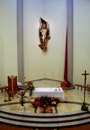 Statua di Cristo Redentore, vista altare